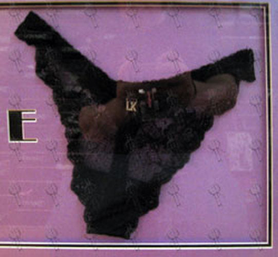 MINOGUE-- KYLIE - Custom-Framed Autographed Photo With 'Love Kylie' Black Lingerie - 4