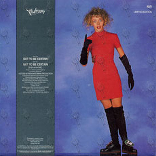 MINOGUE-- KYLIE - Got To Be Certain - 2