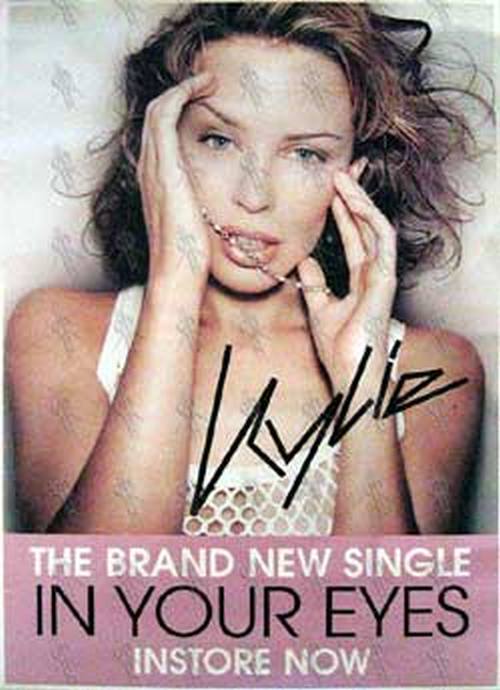 MINOGUE-- KYLIE - &#39;In Your Eyes&#39; Single Poster - 1