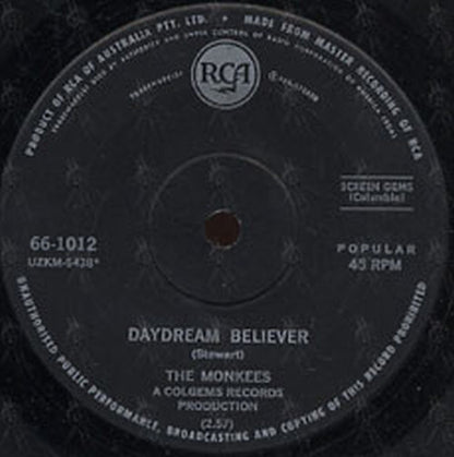 MONKEES-- THE - Daydream Believer / Goin' Down - 3