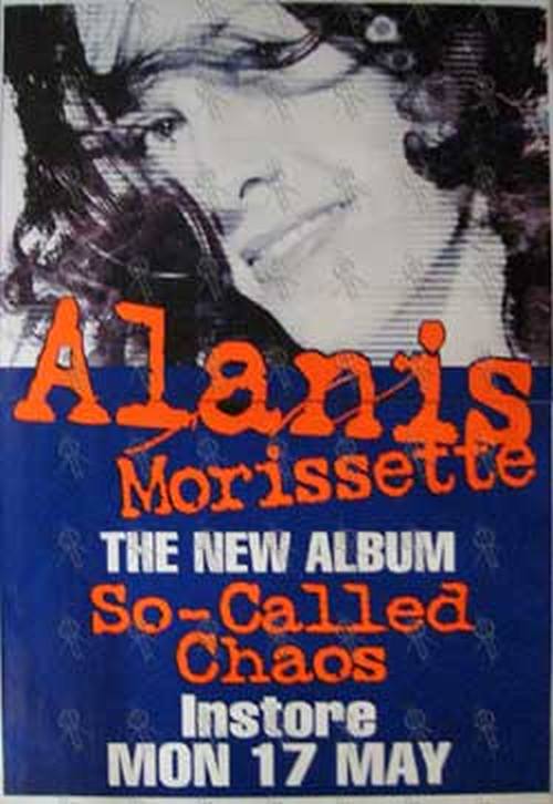 MORISSETTE-- ALANIS - 'So-Called Chaos' Album Poster - 1