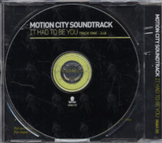 MOTION CITY SOUNDTRACK - It Had To Be You - 2