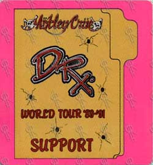 MOTLEY CRUE - 'Dr Feelgood' 1989-1991 World Tour Support Pass - 1