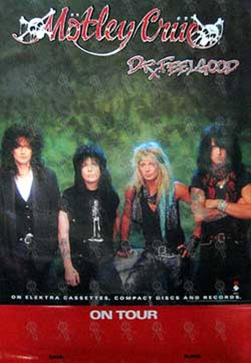 MOTLEY CRUE - 'Dr Feelgood' Album/Tour Poster - 1