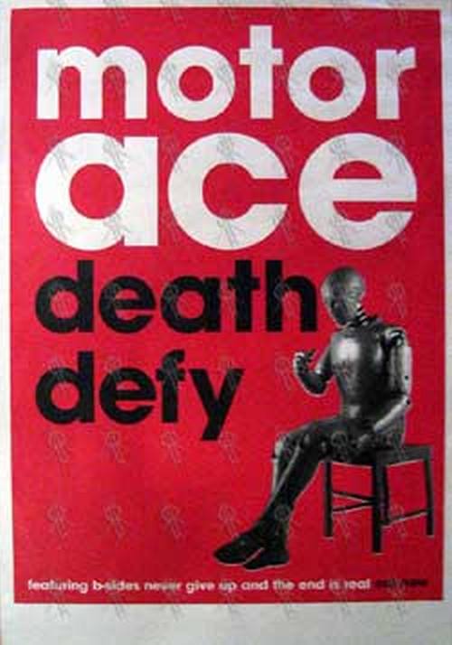 MOTOR ACE - &#39;Death Defy&#39; Single Poster - 1