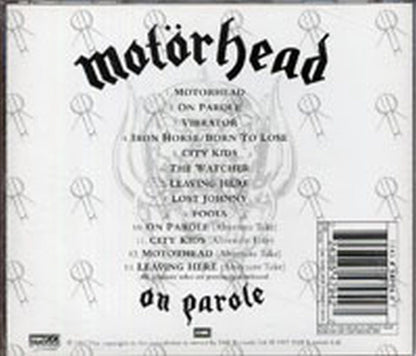 MOTORHEAD - On Parole - 2
