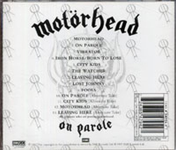 MOTORHEAD - On Parole - 2