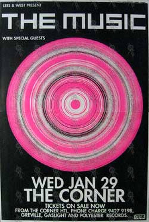MUSIC-- THE - The Corner Hotel - Melbourne Wednesday 29th January 2003 Gig Poster - 1