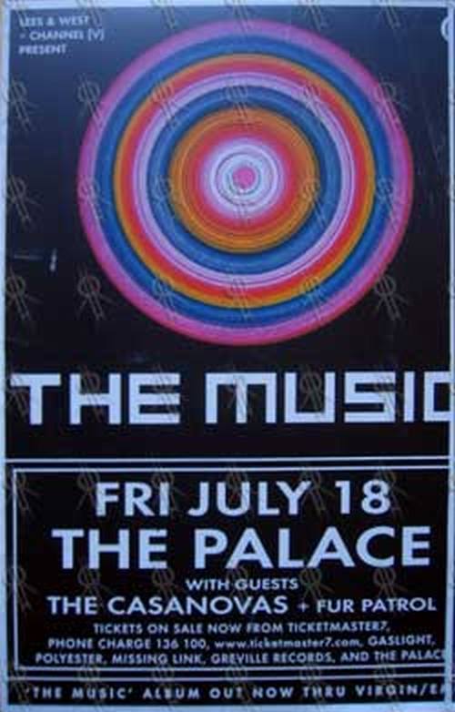 MUSIC-- THE - The Palace - Melbourne - July 18th 2003 Show Poster - 1
