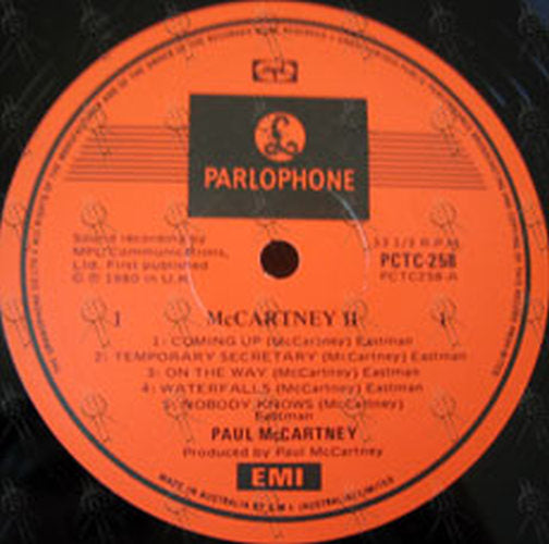 McCARTNEY-- PAUL - II - 4