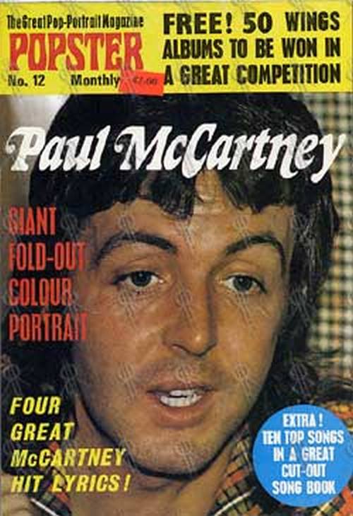 McCARTNEY-- PAUL - Popster No. 12 - 1973 - 1