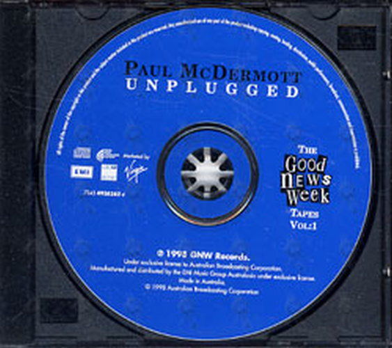 McDERMOTT-- PAUL - Unplugged GNW Vol:1 - 3