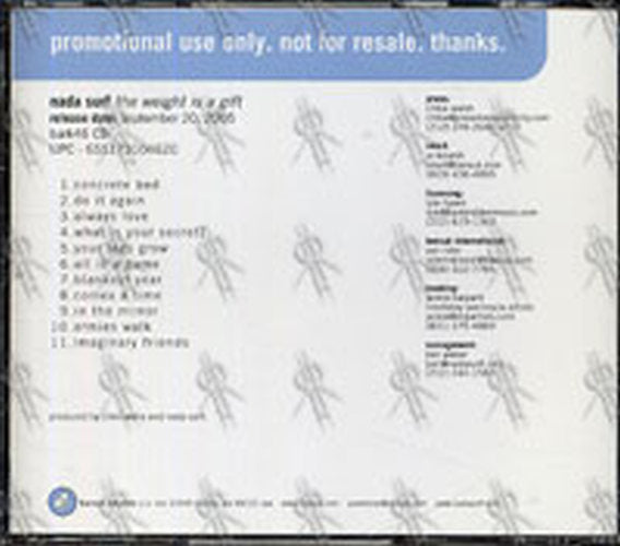 NADA SURF - The Weight Is A Gift - 2