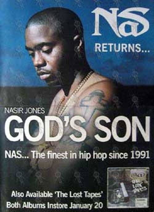 NAS - &#39;God&#39;s Son&#39; Album Poster - 1