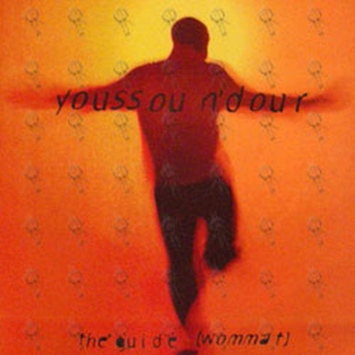 N&#39;DOUR-- YOUSSOU - The Guide (Wommat) / Permanent Shade Of Blue Double Sided Promo Flat - 1