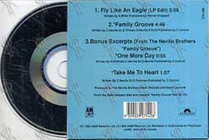 NEVILLE BROTHERS-- THE - Fly Like An Eagle - 2