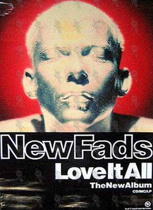 NEW FADS-- THE - &#39;Love It All&#39; Album Poster - 1