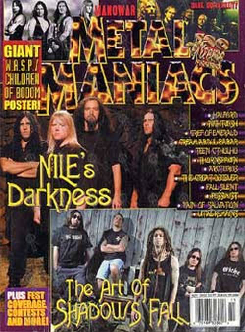 NILE - 'Metal Maniacs' - November 2002 - 1