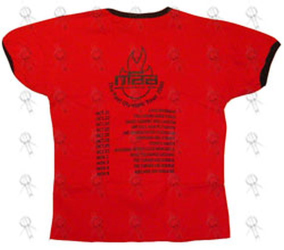 NO FUN AT ALL - Red 'State Of Flow' Bonds Style T-Shirt - 3