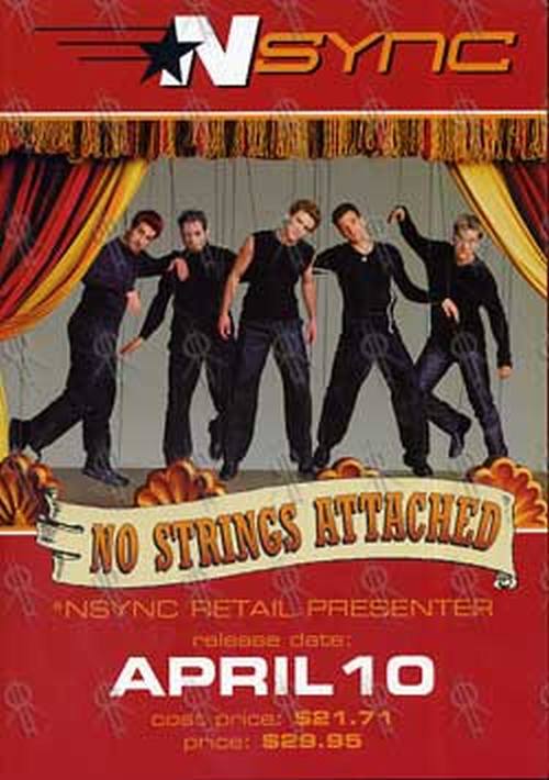 NSYNC - &#39;No Strings Attached&#39; Retail Presenter - 1