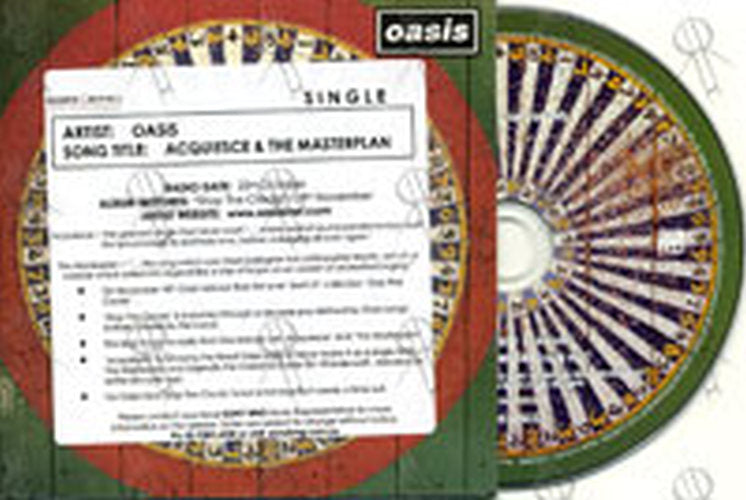 OASIS - Acquiesce &amp; The Masterplan - 1