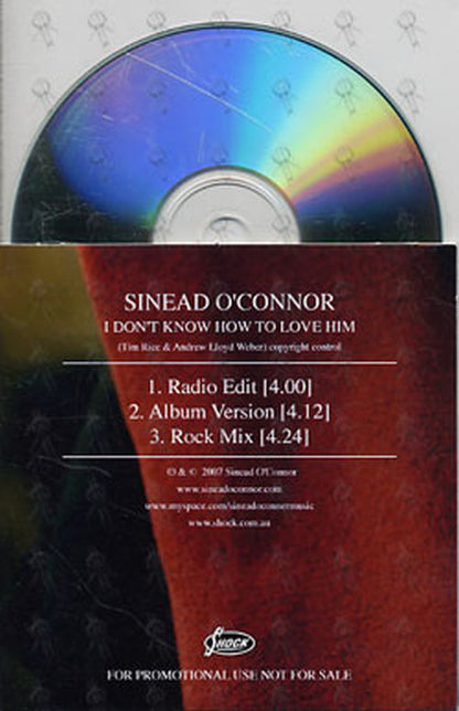 O'CONNOR-- SINEAD - I Don't Know How To Love Him - 2