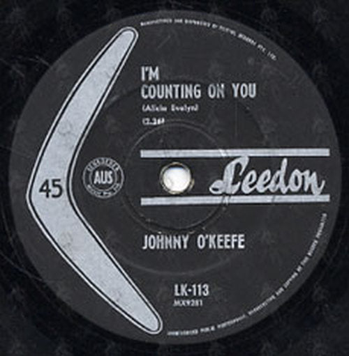 O&#39;KEEFE-- JOHNNY - I&#39;m Counting On You / Right Now! - 2