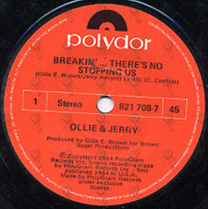 OLLIE & JERRY - Breakin'... There's No Stopping Us - 2