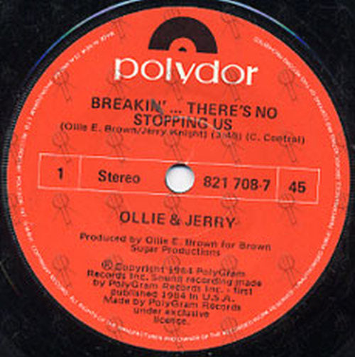 OLLIE & JERRY - Breakin'... There's No Stopping Us - 2