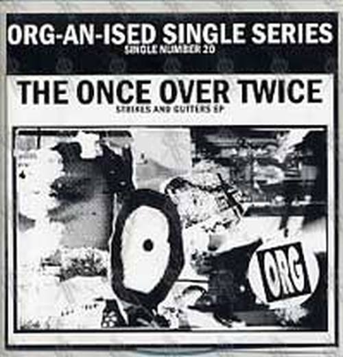 ONCE OVER TWICE-- THE - Strikes And Gutters EP (Org-an-ised Single Series/Single Number 20) - 1