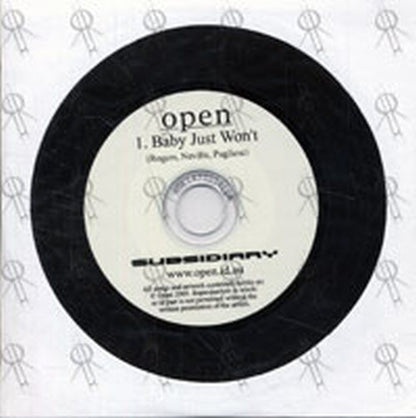 OPEN - Baby Just Won't - 1
