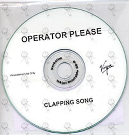 OPERATOR PLEASE - Clapping Song - 1