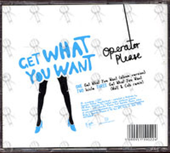 OPERATOR PLEASE - Get What You Want - 2