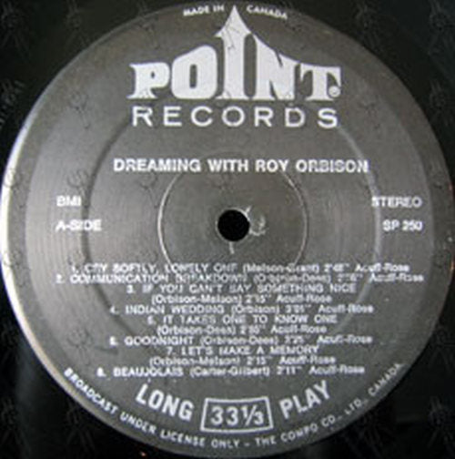 ORBISON-- ROY - Dreaming With Roy Orbison - 3