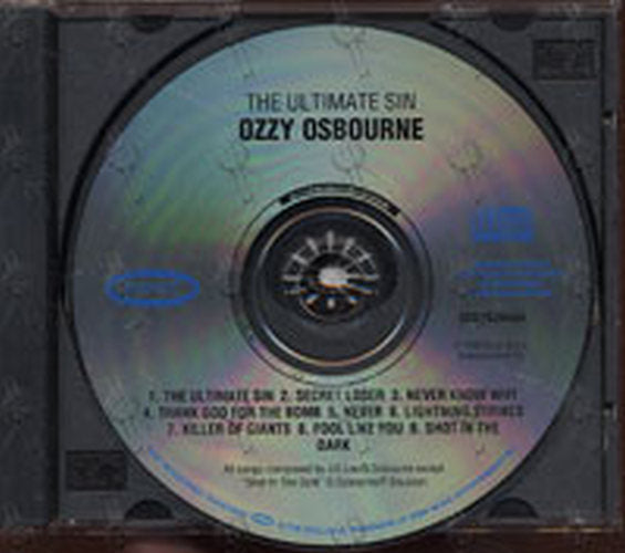 OSBOURNE-- OZZY - The Ultimate Sin - 3