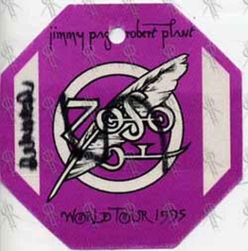PAGE AND PLANT - 1995 World Tour Pass - 1