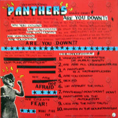 PANTHERS - Are You Down?? - 2
