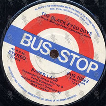 PAPER LACE - The Black-Eyed Boys - 2
