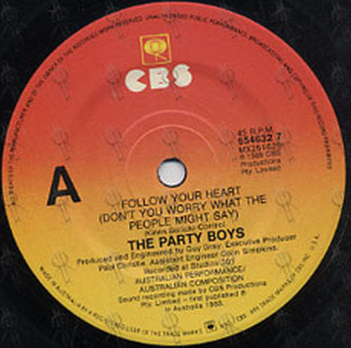 PARTY BOYS-- THE - Follow Your Heart - 3
