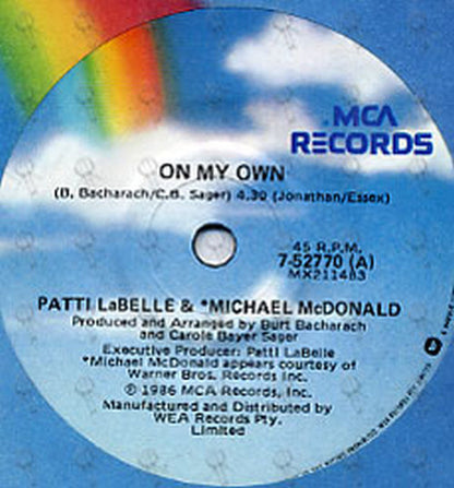 PATTI LaBELLE & MICHAEL McDONALD - On My Own - 2