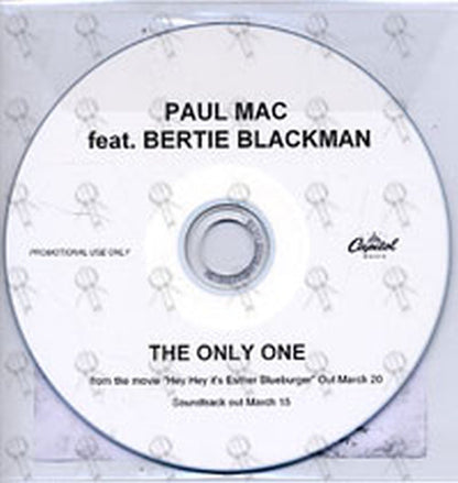 PAUL MAC feat. BERTIE BLACKMAN - The Only One - 1