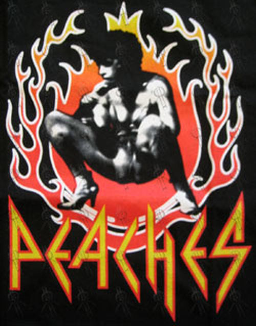 PEACHES - Black Live Image Girls&#39; T-Shirt - 2