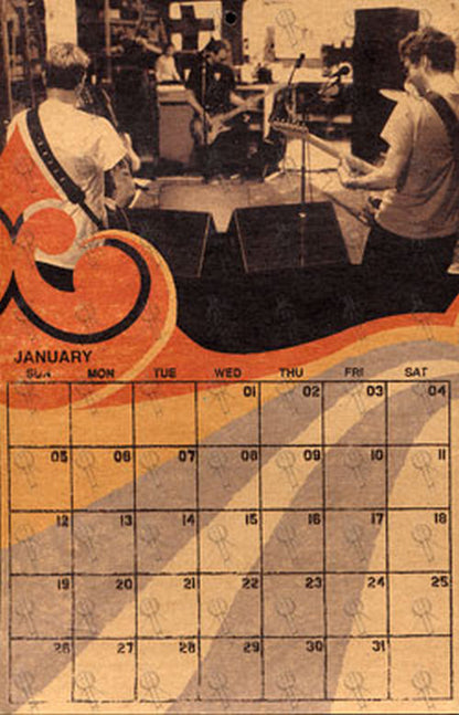 PEARL JAM - 2003 Fan Club Calendar - 1