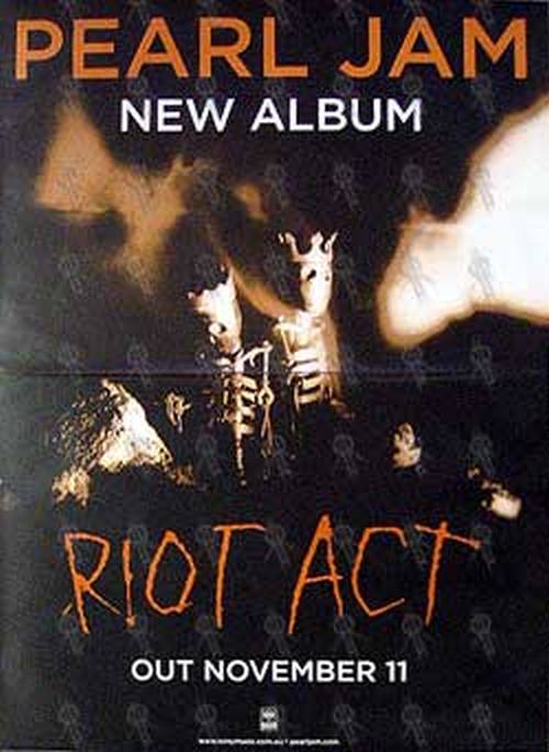 PEARL JAM - &#39;Riot Act&#39; Album Poster - 1