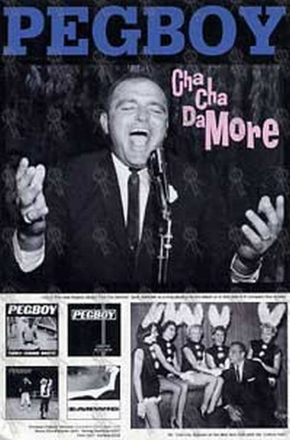 PEGBOY - 'Cha Cha Damore' Album Postcard - 1