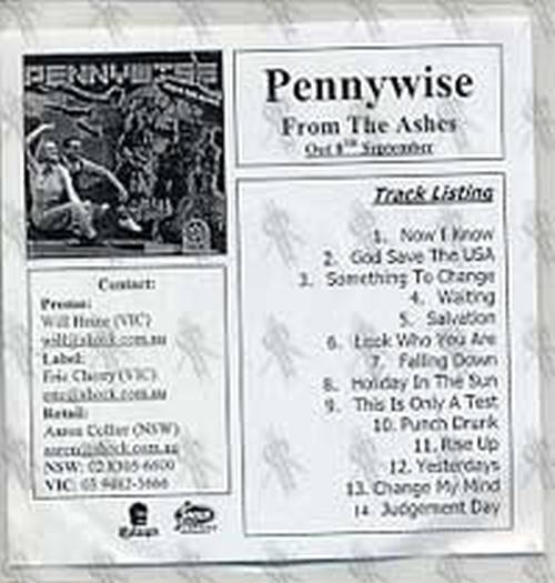 PENNYWISE - From The Ashes - 1