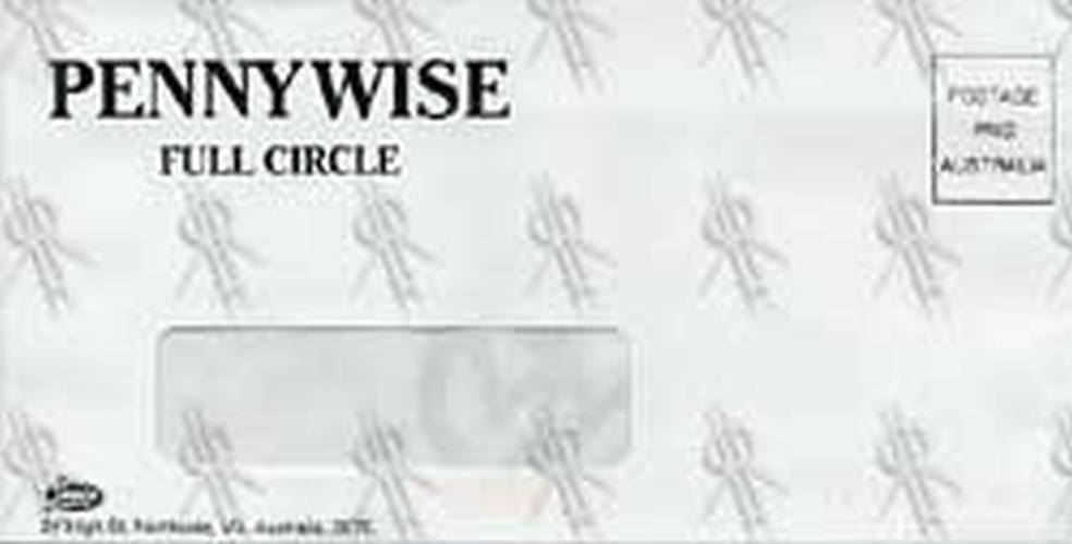 PENNYWISE - 'Full Circle' Mail Envelope - 1