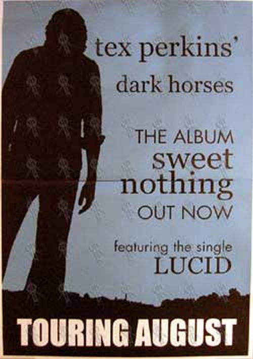 PERKINS-- TEX DARK HORSES - 'Sweet Nothing' Album Poster - 1