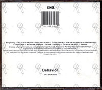PET SHOP BOYS - Behaviour - 2
