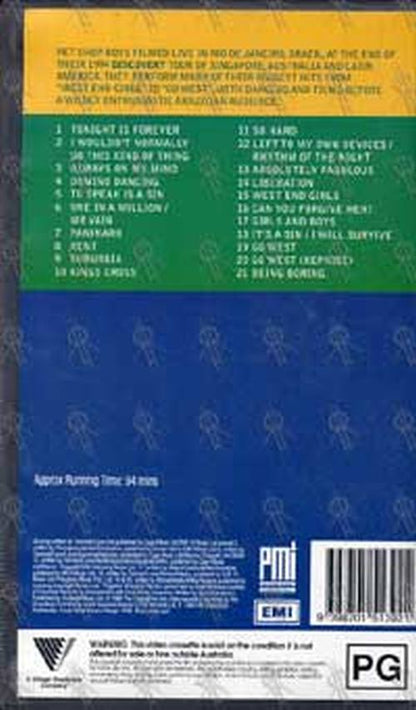 PET SHOP BOYS - Discovery: Live In Rio - 2